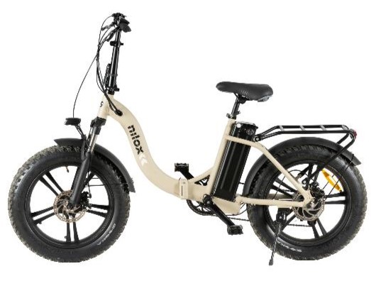 Bicicleta eléctrica Nilox X9 PLUS 20X4P SAND